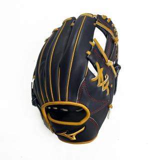 【MIZUNO 美津濃】棒球手套 內野 工字檔 11.5吋 深藍X黃(1ATGH21523 29)