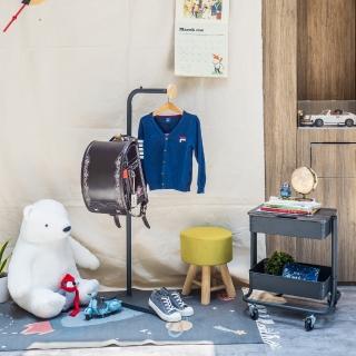 【Ligfe 立格扉】小孩星空衣帽架-霧灰(兒童衣帽架 工業風衣帽架 掛衣架)