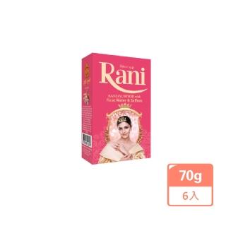 【Rani 芮妮】斯里蘭卡玫瑰&藏紅花檀香皂-70gX6入