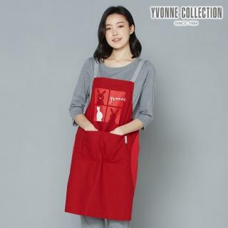 【Yvonne Collection】兔子料理圍裙(酒紅)