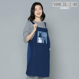 【Yvonne Collection】兔子料理圍裙(丈青)