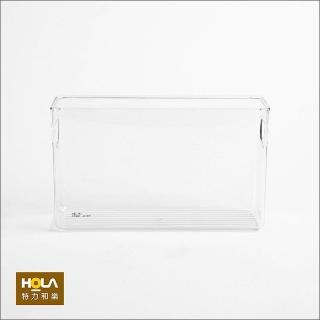 【HOLA】透明廚櫃收納盒26.5x15.5cm