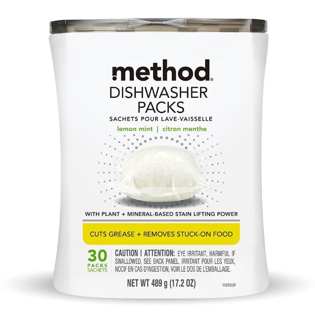 【method 美則】潔淨三效聰明洗碗球30顆(洗碗機專用 洗碗錠 洗碗粉)