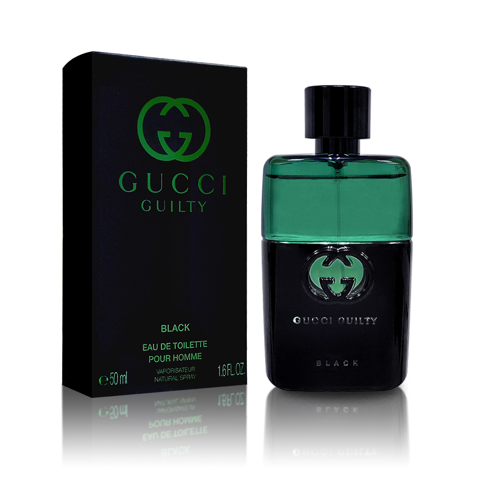 GUCCI 古馳】Guilty Black 罪愛夜男性淡香水50ML(國際航空版) - momo