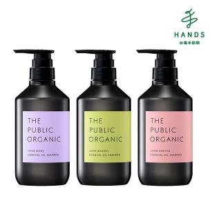 【TOKYU HANDS 台隆手創館】The Public Organic天然植粹精油洗髮精480mL(閃耀水潤/滋潤蓬鬆/強韌亮澤)