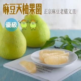 【麻豆天柚果園】柚優級文旦5斤裝 5-8個/箱(中秋 文旦 送禮)