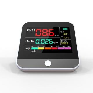 【Wsensor】立式多功能空氣質量檢測儀(DM306│空氣檢測儀|空氣品質偵測器|PM2.5│HCHO│甲醛│TVOC)