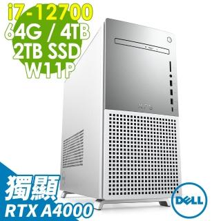 【DELL 戴爾】DELL XPS 8950 i7-12700/64G/2TSSD+4TB/RTX A4000 16G/W11P(十二核心 W11P電腦)