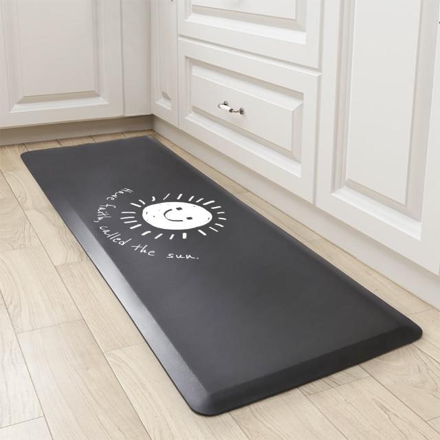 【半島良品】12MM科技氣墊/防油防水減壓皮革廚房地墊120x45cm(多款選 台灣環保印刷 踩屎感地墊)