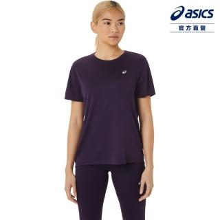 【asics 亞瑟士】女 短袖上衣 女款 跑步 服飾(2012A827-502)