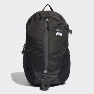 【adidas 愛迪達】後背包 雙肩包 大容量 運動 BACKPACK S 黑 HL6759