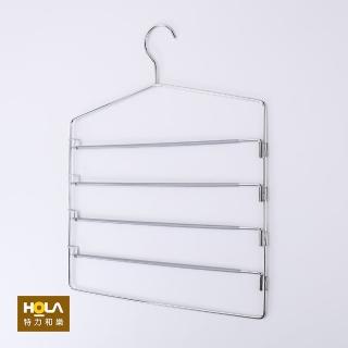 【HOLA】防滑五層褲巾架