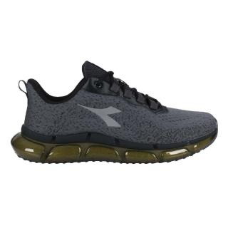【DIADORA】男專業避震慢跑鞋-路跑 運動 反光 灰黑(DA73215)