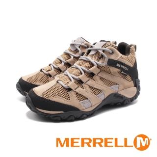 【MERRELL】女 ALVERSTONE MID GORE-TEX郊山健行中筒登山鞋 女鞋(奶茶棕)