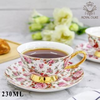 【Royal Duke】骨瓷咖啡對杯-瑛格麗花園(杯 水杯 杯子 咖啡杯 馬克杯 午茶杯 午茶組 花茶杯 伴手禮)