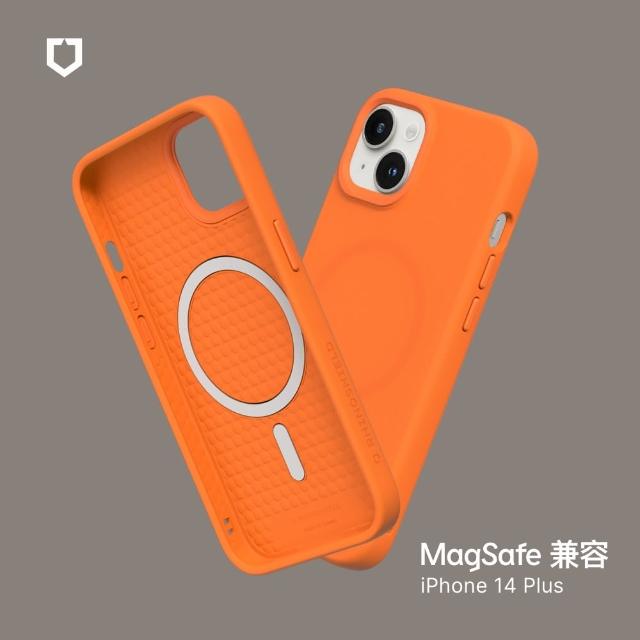 【RHINOSHIELD 犀牛盾】iPhone 14 Plus 6.7吋 SolidSuit MagSafe兼容 超強磁吸手機保護殼(經典防摔背蓋殼)