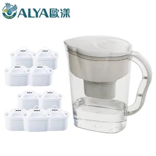 【ALYA 歐漾】3.5L除垢無鈉科技濾水壺 PI-02(附2年份濾芯)