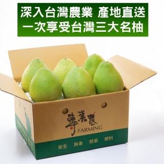 【專業農】農產百寶箱-上品老欉文旦禮盒6顆/盒*2盒
