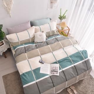 【情定巴黎】凡爾賽 200織100%精梳純棉全鋪棉厚包組超值1+1組-床包高度35cm(加大-型錄品)