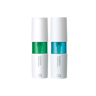 【unlabelLAB安博士】保濕彈潤抗老組★超快炸水肌活神經醯胺美容液50ml+一夜彈潤胎盤素美容液50ml