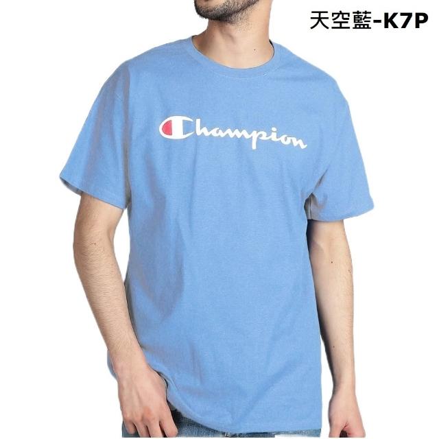 【Champion】冠軍 純棉 5.2盎司薄款 LOGO 短袖 T恤 上衣 短T CLASSIC GRAPHIC TEE SCRIPT(請留意尺碼數據)