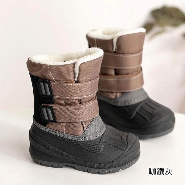 【橘魔法】男童 女童 可愛卡通動物厚保暖防水雪靴(兒童 雪靴 韓國 日本 滑雪 雪鞋 鞋子 童裝 童鞋)