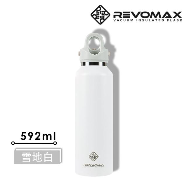 【REVOMAX 銳弗】不鏽鋼秒開保溫杯592ml 官方直營(保溫杯 304不鏽鋼 可裝氣泡飲)