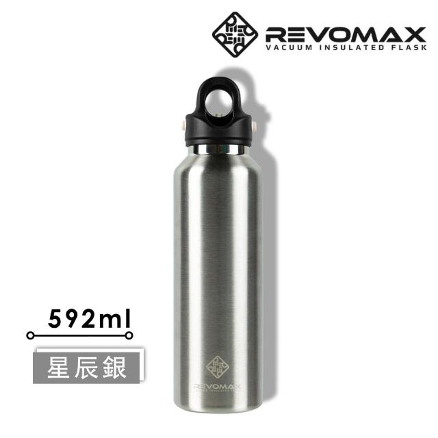【REVOMAX 銳弗】不鏽鋼秒開保溫杯592ml 官方直營(保溫杯 304不鏽鋼 可裝氣泡飲)