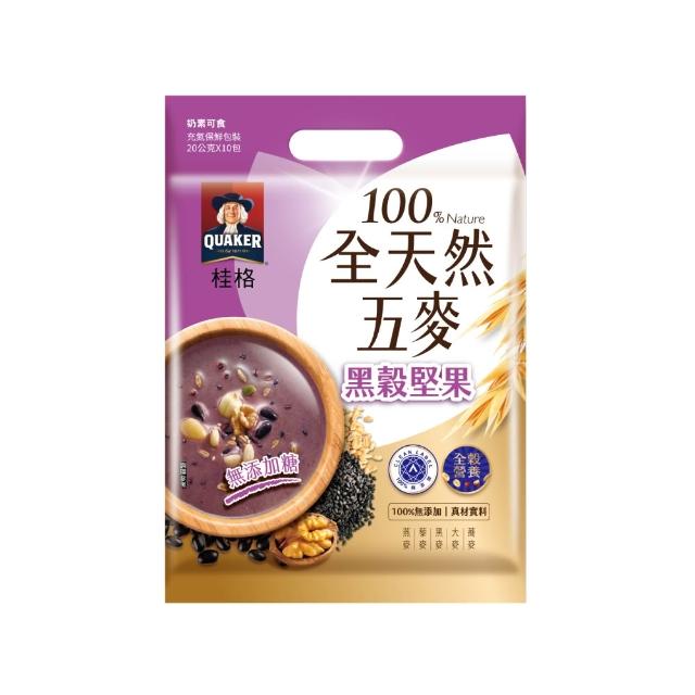 【QUAKER 桂格】全天然五麥口味任選3袋