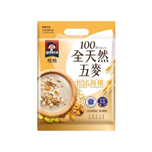 【QUAKER 桂格】全天然五麥口味任選3袋