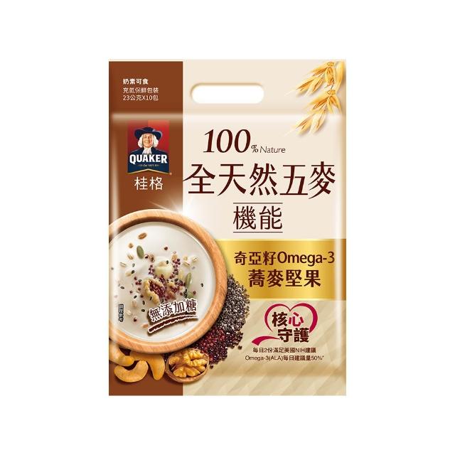 【QUAKER 桂格】全天然五麥口味任選3袋