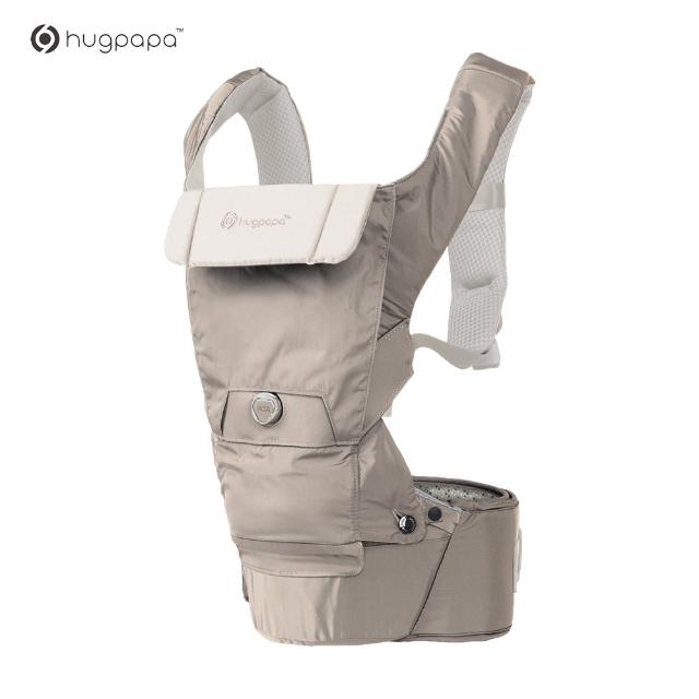 【hugpapa】DIAL-FIT PRO 韓國嬰兒透氣減壓背帶 新生兒腰凳背巾/揹巾(新生兒墊超值組)