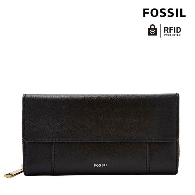 【FOSSIL】精選經典真皮拉鍊/翻蓋長夾 (多款任選 單一價)
