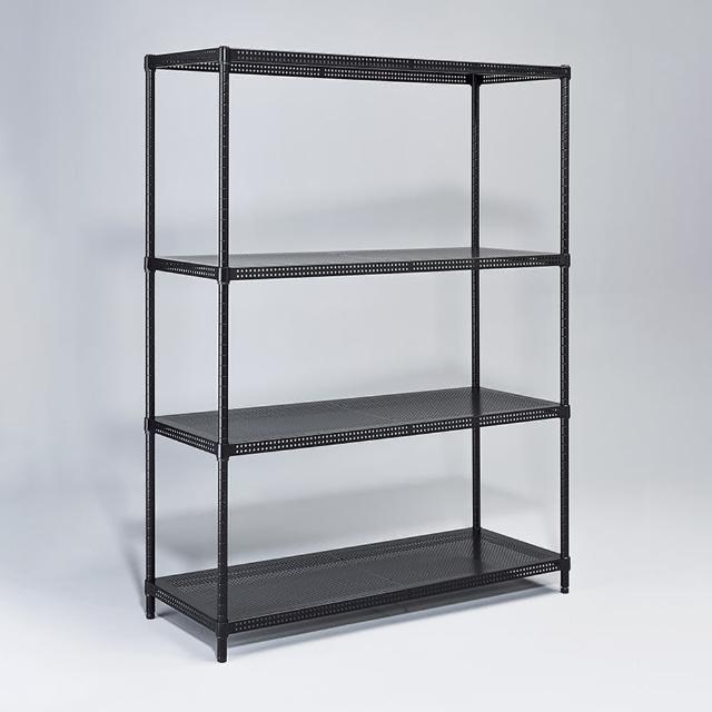 【AAA】MIT耐重沖孔式四層置物架 120x45x180cm(沖孔架 鐵力士架 收納架 貨架 層架 鐵架 儲物架)