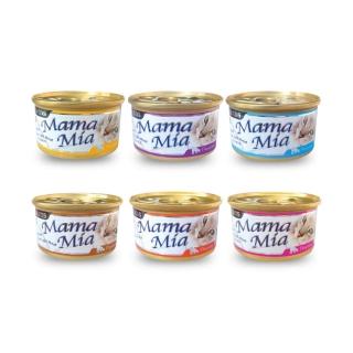 【Seeds 聖萊西】MamaMia 純白肉貓餐罐 85g*48入組(貓罐頭、貓餐包、貓主食 全齡貓)