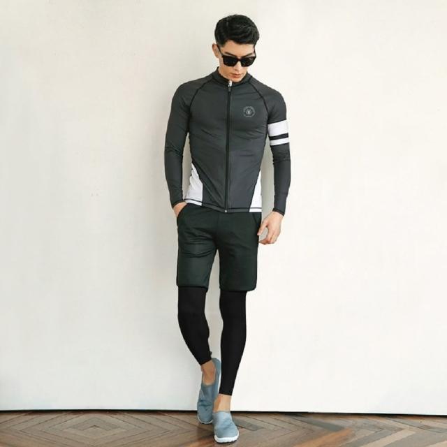 【AS 梨卡】長袖泳裝 多件式 淺水衣 水母衣 男女款 綜合賣場CR650 CR651