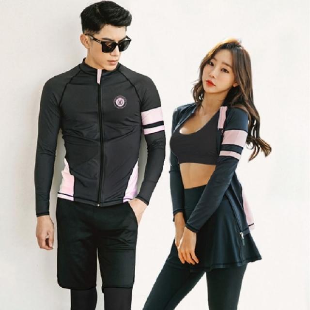【AS 梨卡】長袖泳裝 多件式 淺水衣 水母衣 男女款 綜合賣場CR650 CR651