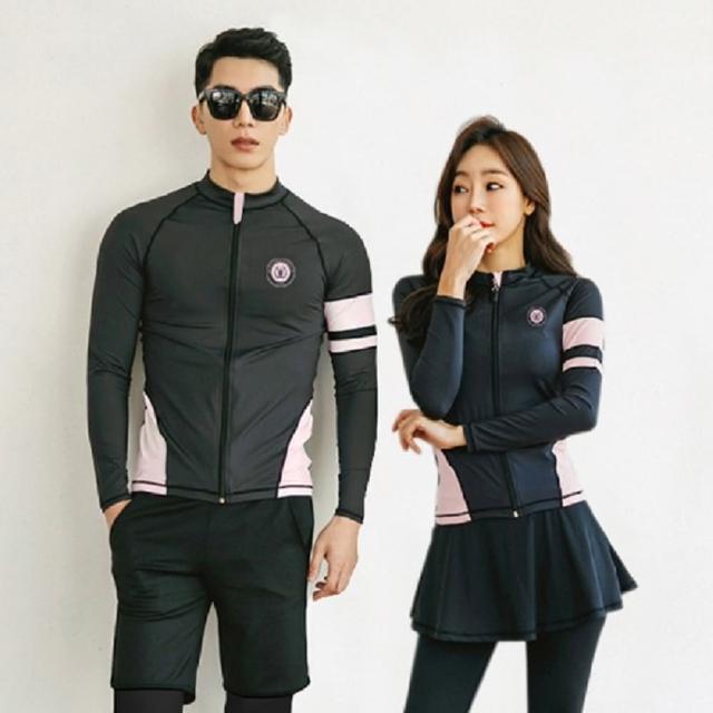 【AS 梨卡】長袖泳裝 多件式 淺水衣 水母衣 男女款 綜合賣場CR650 CR651