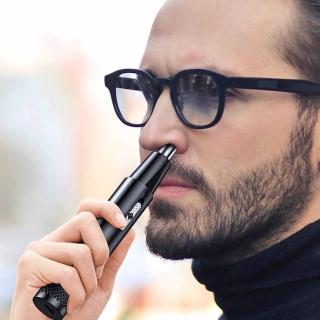 【DOBRY 多博立】升級版攜帶型多功能充電鼻毛機附三刀頭(電動刮鬍刀 鼻毛修剪 USB充電 攜帶型 型男 業務)