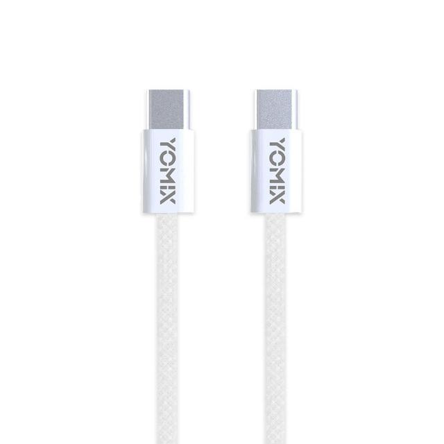 【YOMIX 優迷】3入組★1.5M USB-C to USB-C 60W編織快充充電傳輸線(筆電/Android/Switch/支援iphone17快充)