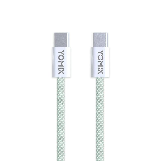 【YOMIX 優迷】3入組★1.5M USB-C to USB-C 60W編織快充充電傳輸線(筆電/Android/Switch/支援iphone17快充)