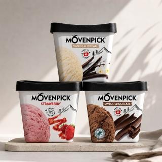 【Movenpick 莫凡彼】100%純天然475ml&500ml冰淇淋(瑞士原裝進口)
