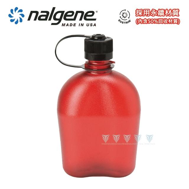 【NALGENE】1000cc OASIS軍式水壺(美國製造/Tritan Renew/Sustain 永續系列)