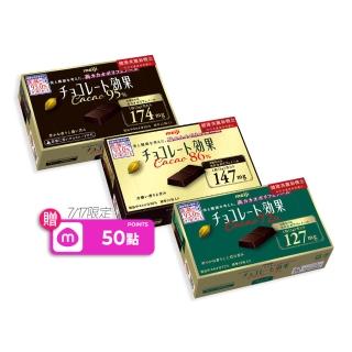 【Meiji 明治】巧克力效果CACAO黑巧克力 72%/86%/95%(盒裝*5盒/箱)