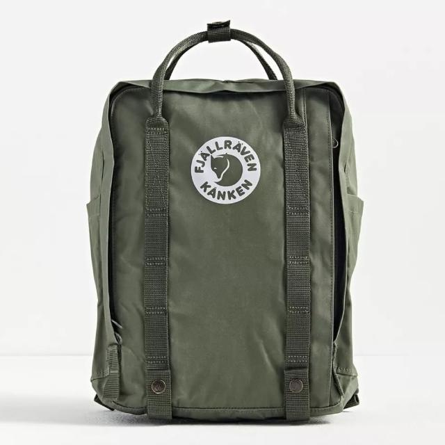 【Fjallraven】北極狐 Tree Kanken 灰綠 高階款 環保材質 仿舊 小狐狸 瑞典 空肯包 放水壺