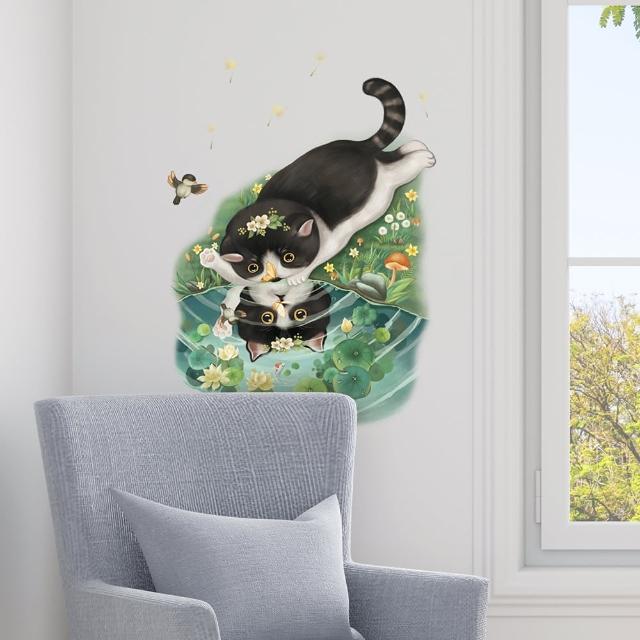 【半島良品】22款/DIY無痕創意牆貼壁貼(貓咪 宇航員 兔子 牆貼 壁貼紙 創意璧貼)