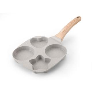 【JOJOGO】日月星辰煎鍋 鋁合金(麥飯石不沾鍋 煎鍋 早餐鍋 平底鍋 四格煎鍋)