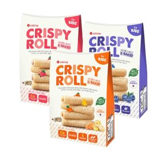 【Lotte 樂天】韓國樂天兒童捲心棒40g(草莓/藍莓/香蕉胡蘿蔔 口味任選)