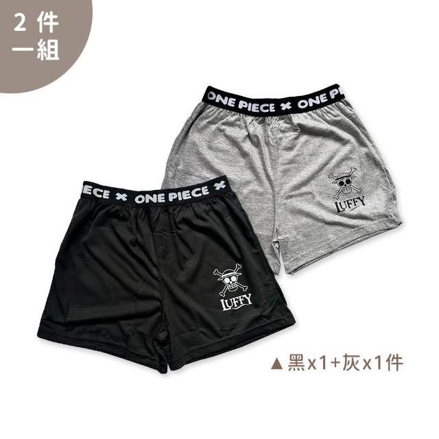 【Oluna 歐露娜】青少年平口褲 大童內褲 航海王授權 男童內褲 男童四角褲 兒童內褲 透氣四角褲