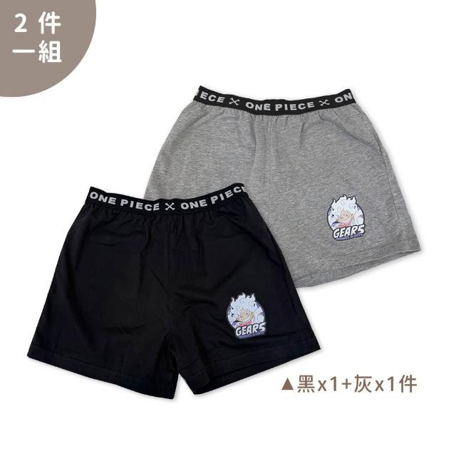 【Oluna 歐露娜】青少年平口褲 大童內褲 航海王授權 男童內褲 男童四角褲 兒童內褲 透氣四角褲